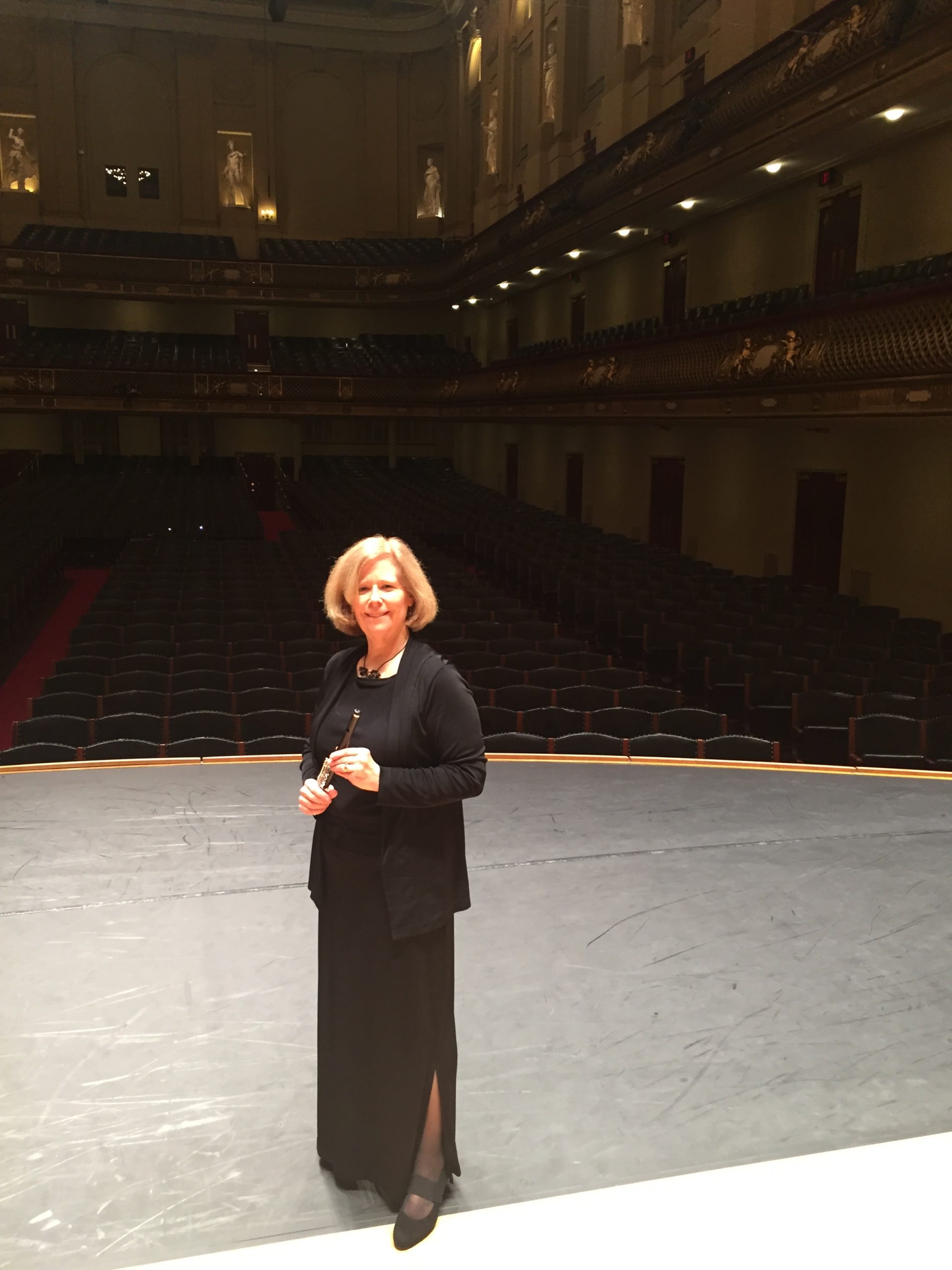 Jeanne at Symphony Hall
